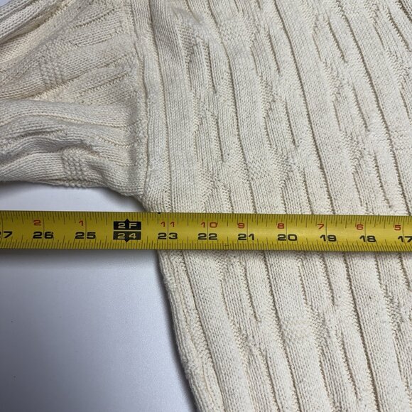 Vintage Nutmeg Mills NBA Knit Sweater Mens XL 23.5x27.5 V Neck New With Tags - Picture 7 of 8